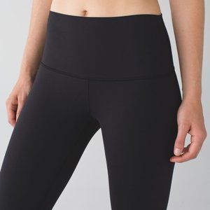 Lululemon 6 HR Wunder Under Crop Black